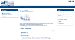 Desktop Screenshot of elearning-zaw-leipzig.de