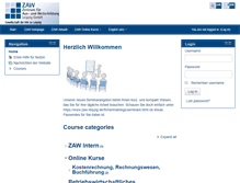 Tablet Screenshot of elearning-zaw-leipzig.de